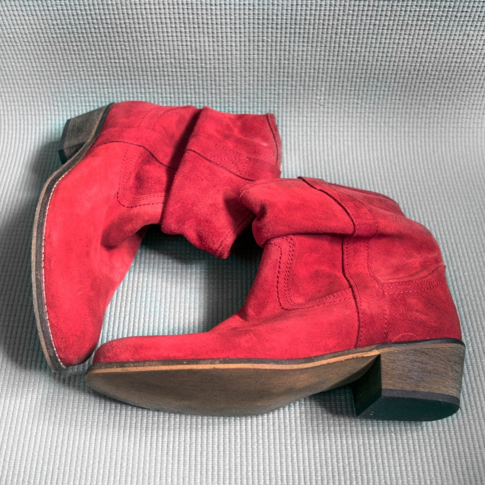 Aldo red booties